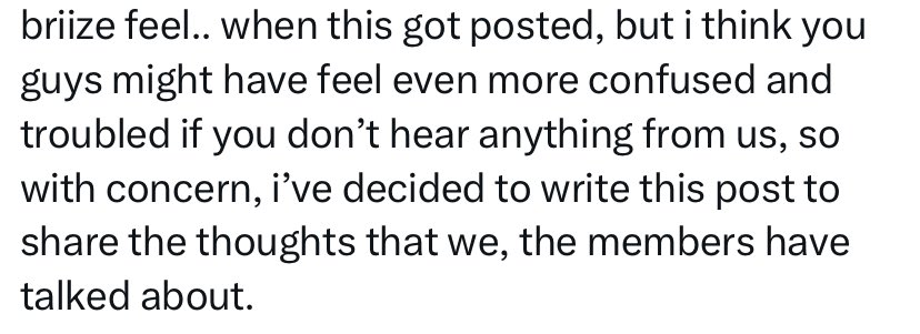 xcallburs's tweet photo. this were his exact words on his statement while they were having a serious conversation in their waiting room.
i really hope the guilt never leaves your bodies after what you said about them and seunghan who they very obviously wanted back https://t.co/XsDRsZUddg