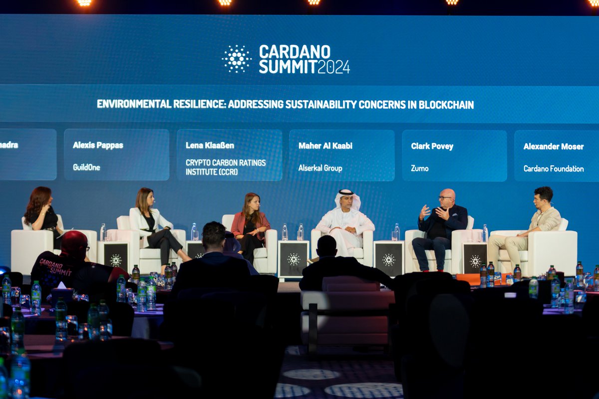 The "Environmental Resilience: Addressing Sustainability Concerns in Blockchain" panel delved into the future of eco-conscious blockchain technology. 🌱🌐

Featuring insights from industry leaders like Alexis Pappas from <a href="/Guild_One_Inc/">GuildOne</a>, Lena Klaaßen of CCRI, Maher Al Kaabi from