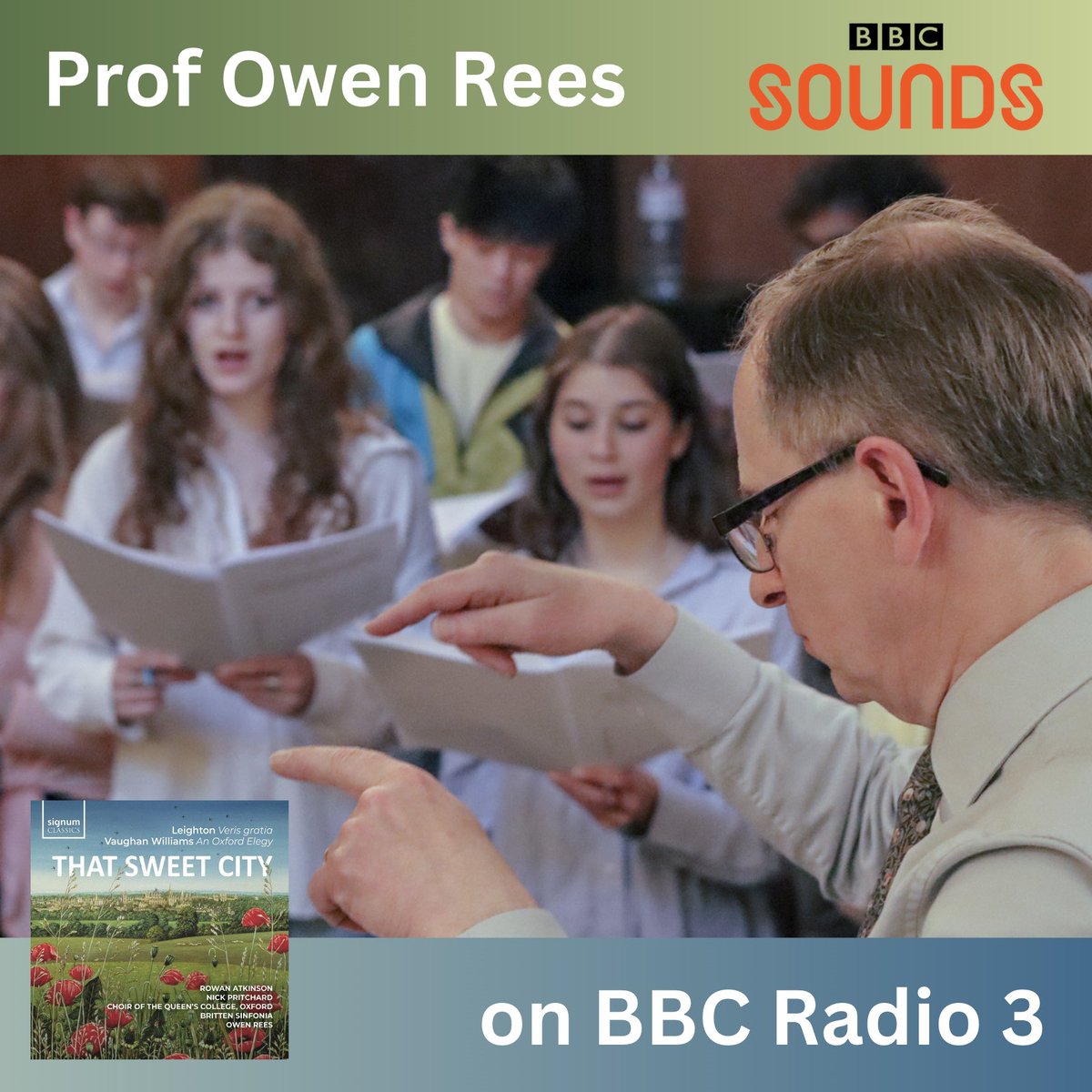 Prof Rees was on BBC Radio 3 talking about That Sweet City, which launches tomorrow! Listen to the full interview on BBC Sounds, where he discusses the inspiration behind the music and the contexts in which the composers wrote.

Starting at 1:28:08🎙️

bbc.co.uk/sounds/play/m0…