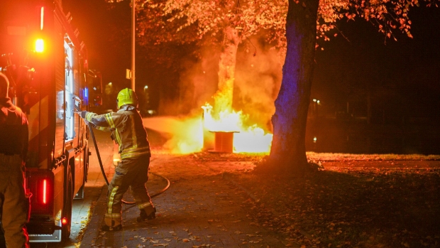 Dixi in lichterlaaie geblust door brandweer