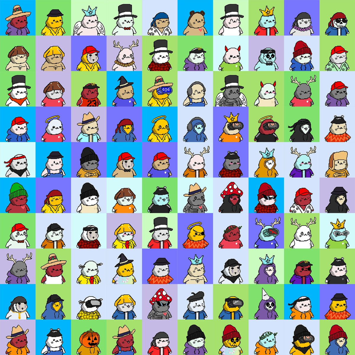 A batch of Seals is telling you GM.