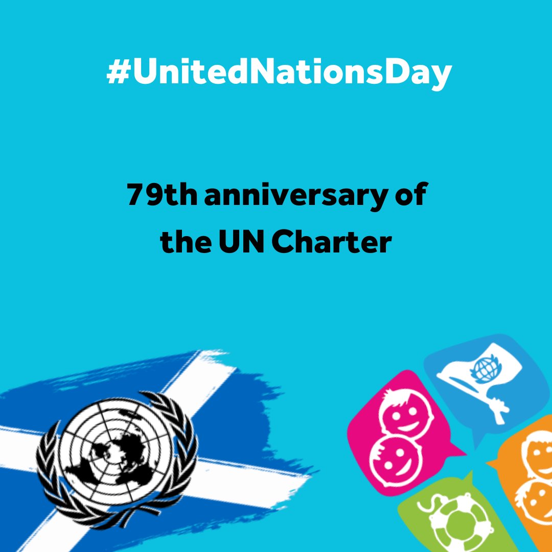 It's #UnitedNationsDay! 🌍 A big part of our role is reporting to the UN on how well 🏴󠁧󠁢󠁳󠁣󠁴󠁿 is upholding children's rights. Celebrate the 79th anniversary of the UN Charter by exploring how we amplify the voices of Scotland's children globally.

UN Reporting: bit.ly/3HAKvcQ
