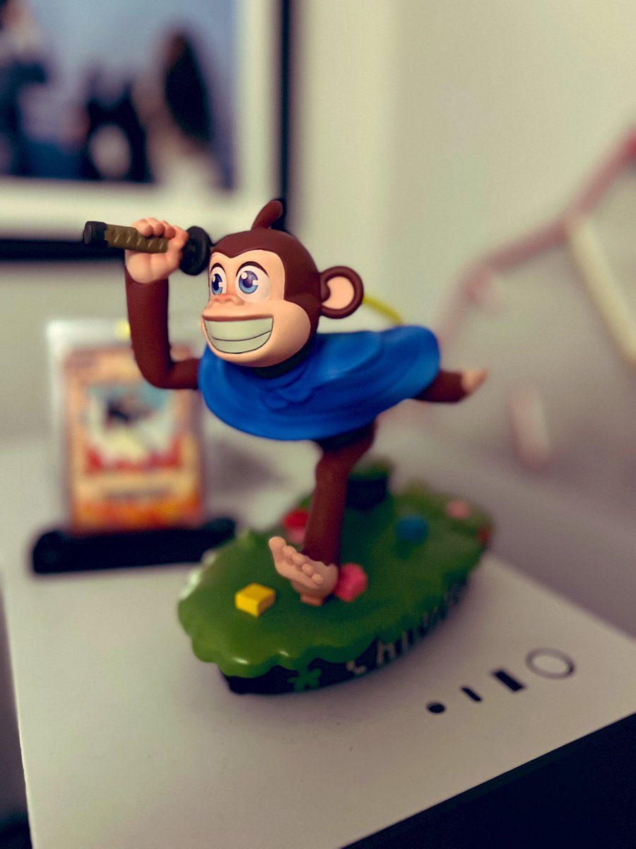 NFT1nsight's tweet image. gm to the NFT world ☀️

Figurines &amp;amp; Plushies en route. 

Chimpers never stop, won’t stop, and can’t be stopped!