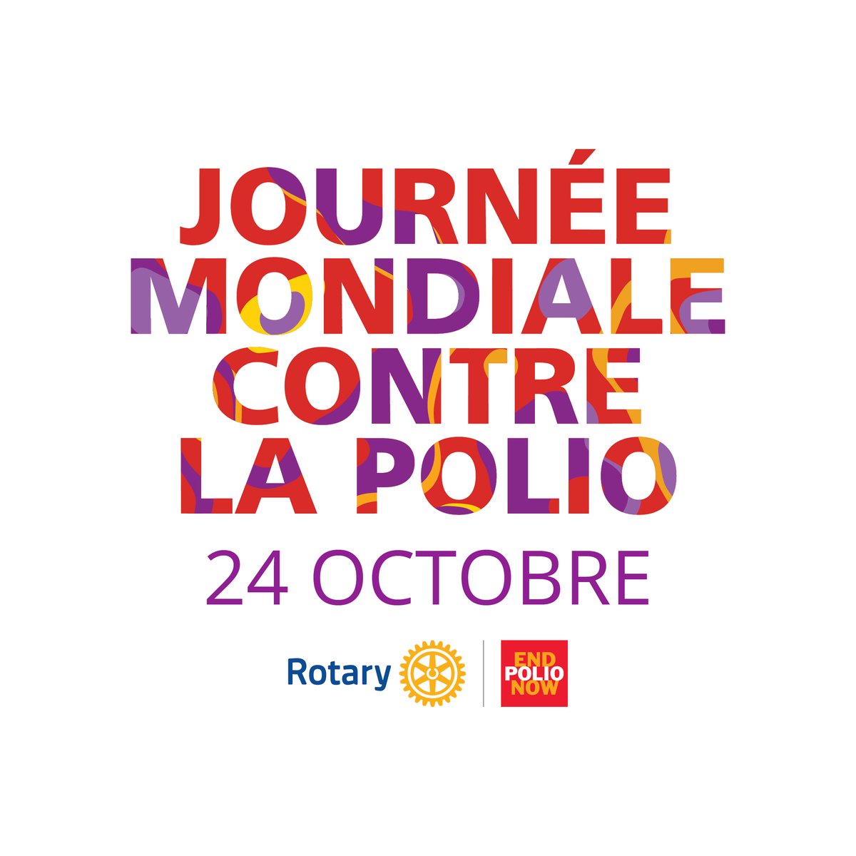 Aujourd'hui nous célébrons la #JournéeMondialeContrelaPolio.
Joignez-vous au mouvement mondial visant à éradiquer la polio et à faire en sorte qu'aucun enfant ne soit plus paralysé par cette maladie évitable.
#EndPolioNow #WorldPolioDay #ServiceAboveSelf #RotaryInternational