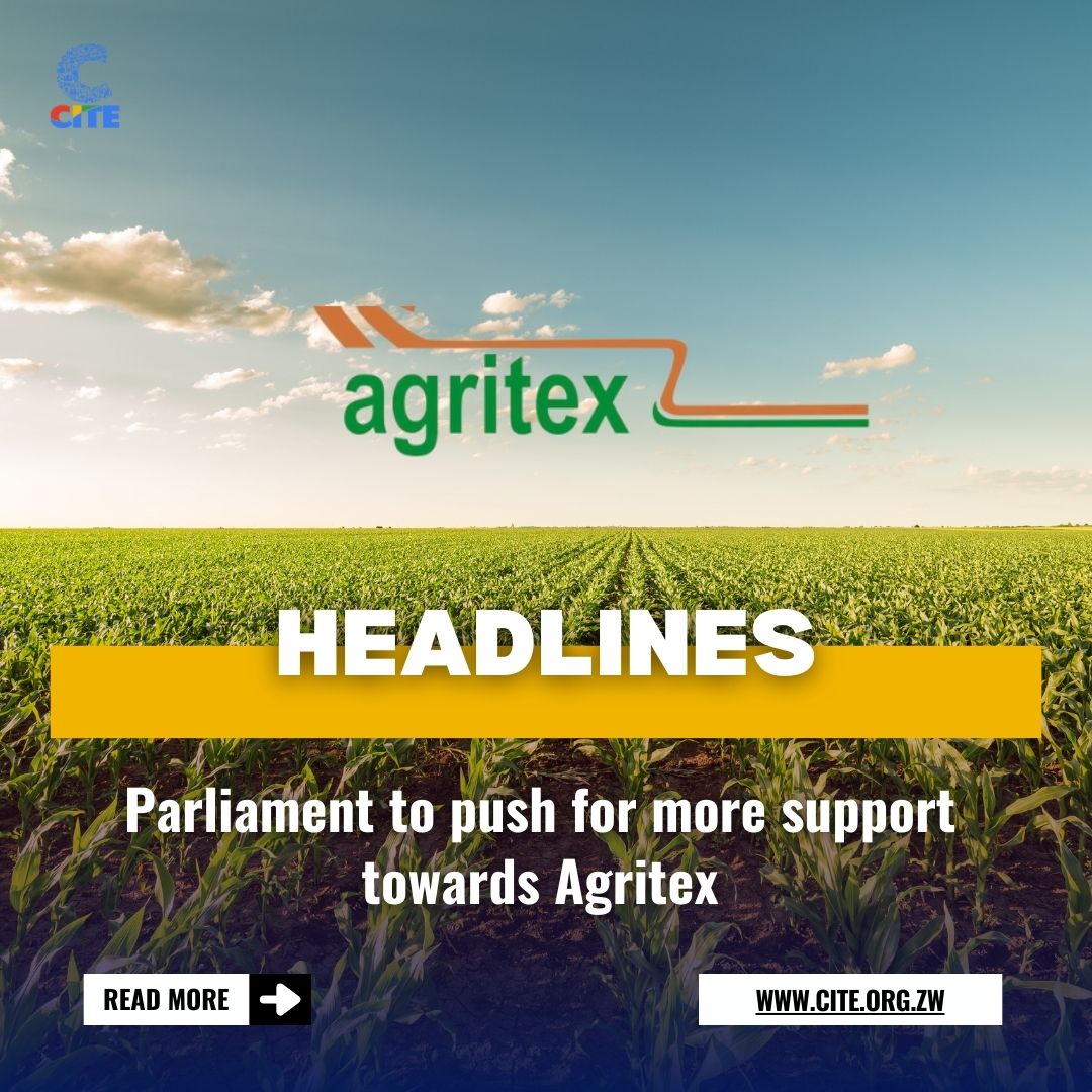 The Parliamentary Portfolio Committee on Lands, Agriculture, Fisheries, and Rural Resettlement has pledged to push for more government support towards AGRITEX ahead of the next cropping season (2025-2026) following recent revelations of staff shortages and incapacitation of