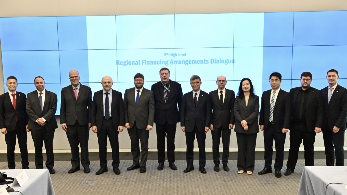 amro_asia's tweet photo. Amid a complex geoeconomic environment, AMRO with the IMF and Regional Financing Arrangements #RFAs reiterated our commitment to maintain an open dialogue and support multilateralism at the 9th High-level RFAs Dialogue in Washington, DC. Read: https://t.co/IngIj5ph5R

📷: @ESM_Press