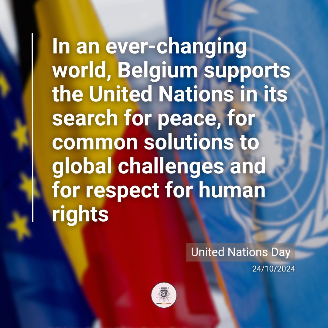 Today, we reiterate our deep attachment to the #UnitedNations as the most accomplished expression of our collective endeavour to multilateralism and peaceful dialogue among Nations.
We are committed to preserving and protecting this institution.
#BE4Multilateralism