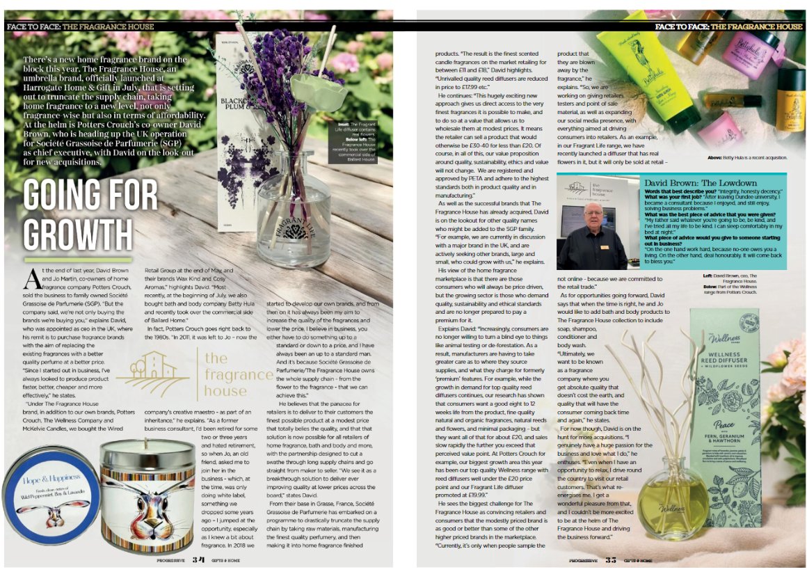 GiftsandHome.net / Progressive Gifts (@prog_gifts) on Twitter photo Article featuring The Fragrance House
link here to the article and the rest of the magazine:
bit.ly/48kHjyQ
#homefragrance #candles #reeddiffusers Article featuring The Fragrance House
link here to the article and the rest of the magazine:
bit.ly/48kHjyQ
#homefragrance #candles #reeddiffusers