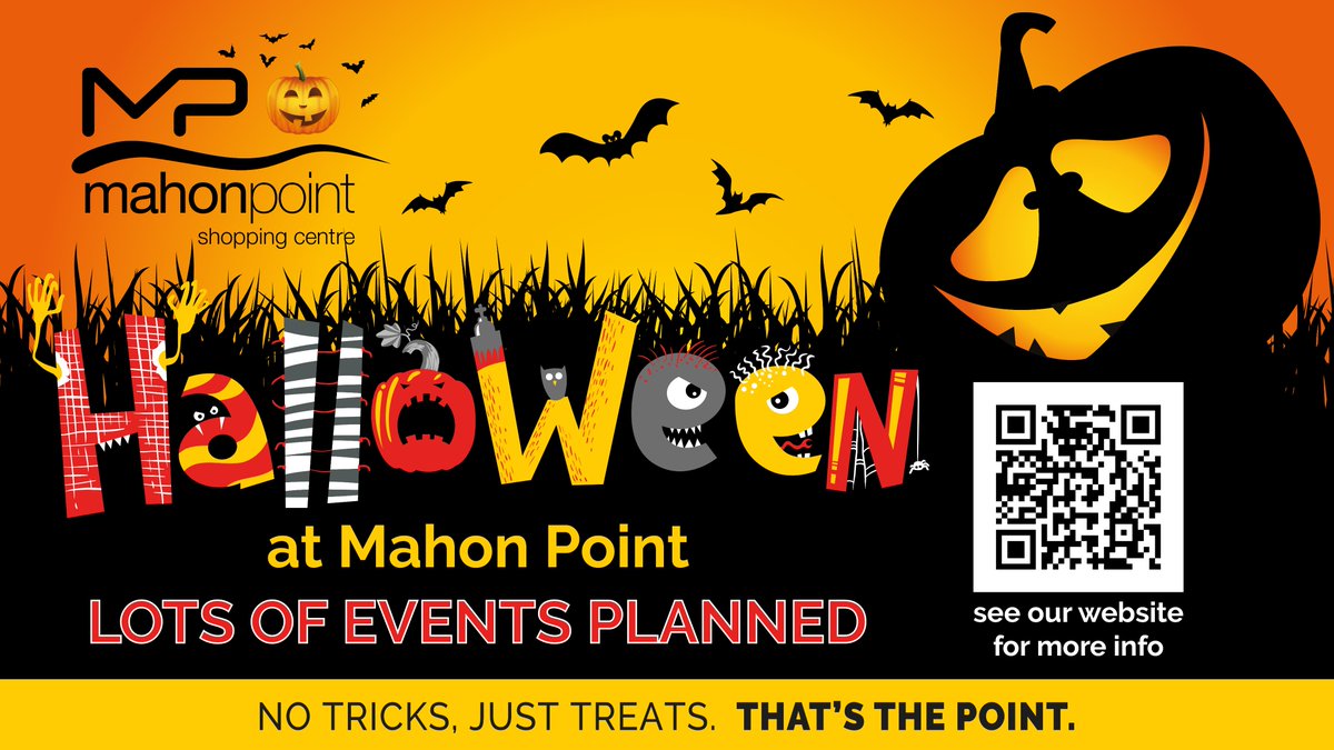 mahonpointsc's tweet photo. Join Us this Halloween, if You Dare, for Some Very Spooky Goings-On!
At Mahon Point, we’re brewing up a cauldron of free family Halloween fun from October 28th to October 31st that’s sure to send shivers down your spine! 
Check out our website for all the details! https://t.co/ynxsJPZfQM