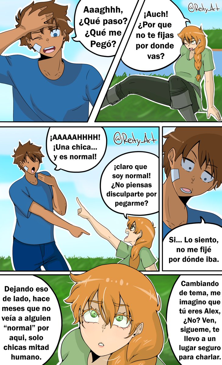 Reity_Art's tweet photo. Voy a empezar a hacer mas comics, seran historias diferentes, así como tramas cortitas, o si me siento con muchos ánimos a lo mejor hago una romcom ya veremos.
Espero les guste la idea ^^
#minecraftfanart #minecraftcomic #comic #Minecraft #MinecraftMovie #MinecraftLive2024 https://t.co/UoQEXpQILM