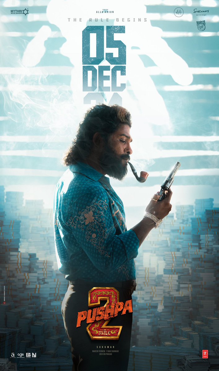 Pushpa 2 coming soon
#Pushpa2TheRuleOnDec5th
<a href="/alluarjun/">Allu Arjun</a>