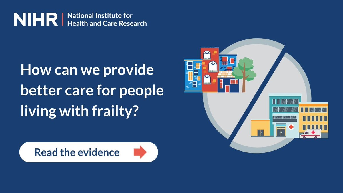 National Institute for Health and Care Research (@nihrresearch) on Twitter photo 📣 Just published! Read our latest #NIHRevidence Collection on frailty and how we can improve the quality of support and care.
🔗 Find it here: evidence.nihr.ac.uk/collection/fra…
<a href="/GlobalFrailty/">Global Frailty Network</a> <a href="/WHOCenterFrailt/">WHO Collaborating Center for Frailty</a> <a href="/GeriSoc/">British Geriatrics Society</a> 📣 Just published! Read our latest #NIHRevidence Collection on frailty and how we can improve the quality of support and care.
🔗 Find it here: evidence.nihr.ac.uk/collection/fra…
<a href="/GlobalFrailty/">Global Frailty Network</a> <a href="/WHOCenterFrailt/">WHO Collaborating Center for Frailty</a> <a href="/GeriSoc/">British Geriatrics Society</a>