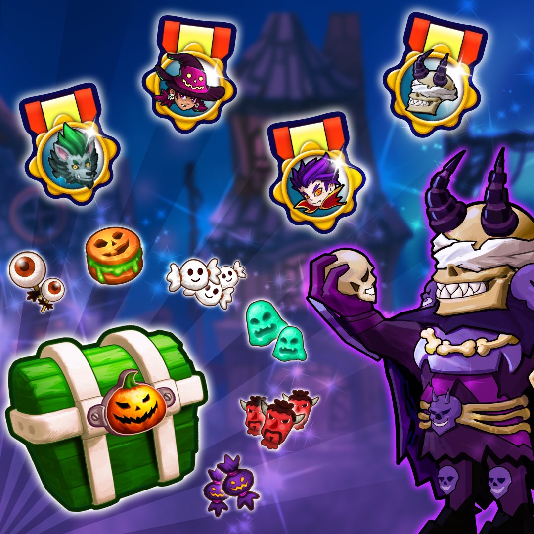 🎃 Halloween is just around the corner, and we've got some exciting updates for you! 👻

🕸️ Here’s what’s new:

Halloween Event 🎃
A brand new Epic Hero 💥
Exclusive VIP 10 Skin 🎨
Hero Rebalancing ⚖️
Various fixes and improvements 🛠️
Dive in and enjoy the Halloween vibes! 🍬🎮