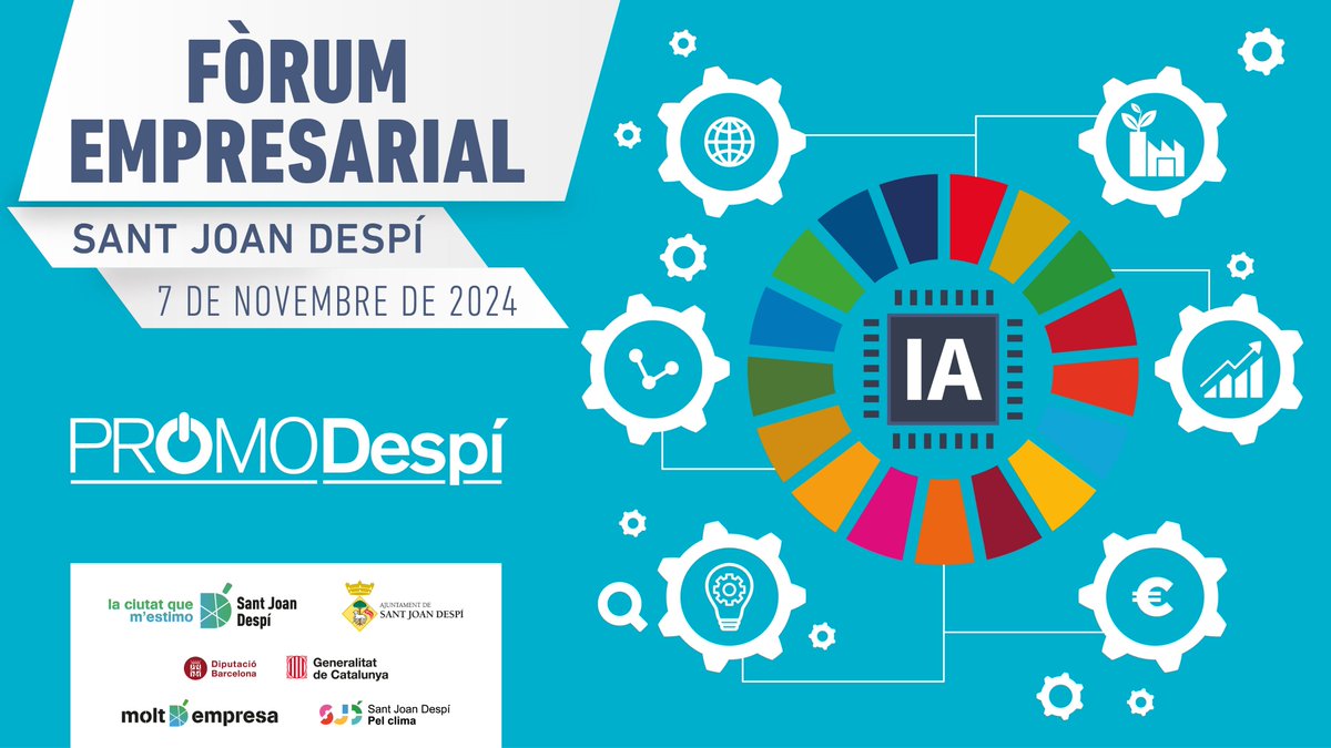 📢Ja us podeu inscriure al XIV Fòrum Empresarial del proper dia 7 de novembre que tractarà sobre la com aplicar degudament l' #IA a l'#Empresa

forms.gle/qu6NPPg5d2cVgL…

Places són limitades!

Ponència  “Mes enllà del CHAT GPT. Com aplicar degudament la IA en les empreses”