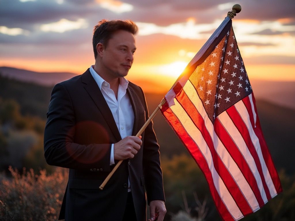 Elon Musk has more to lose than any living American by supporting Donald Trump and he did it anyway.

一 Tucker Carlson
