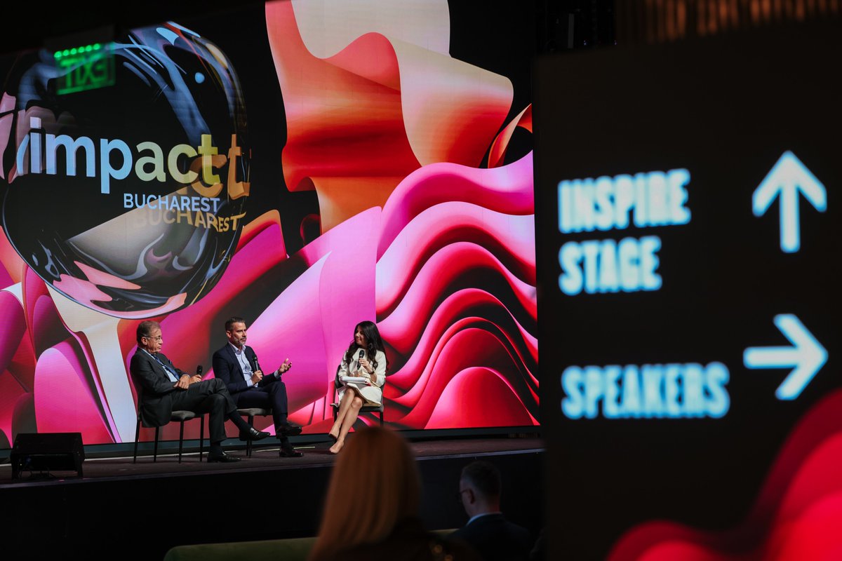 ghdif_org's tweet photo. Our CEO Dimitrios Kalogeropoulos in a panel discussion with Aleksandra Filipovic, NHS, and Alberto Costa, CEO ESO, on equity in cancer care and accelerating collaboration in precision oncology at Impact Bucharest.
#AI #PrecisionOncology #DigitalHealth https://t.co/H8XhSlDvm2 https://t.co/bMubVxlYPv