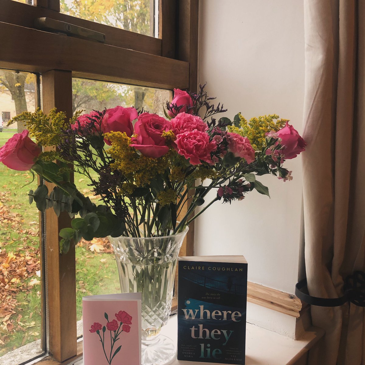 Claire Coughlan #WhereTheyLie (@claire_coughlan) on Twitter photo It’s paperback publication day for Where They Lie! Thank you to the wonderful <a href="/katherinecrime/">Katherine Armstrong</a> and the team <a href="/simonschusterUK/">Simon & Schuster UK</a> - Hannah, Laurie, Amy and everyone, for the beautiful flowers, and for making this bookish thing of beauty with its gorgeous new cover. #WhereTheyLie It’s paperback publication day for Where They Lie! Thank you to the wonderful <a href="/katherinecrime/">Katherine Armstrong</a> and the team <a href="/simonschusterUK/">Simon & Schuster UK</a> - Hannah, Laurie, Amy and everyone, for the beautiful flowers, and for making this bookish thing of beauty with its gorgeous new cover. #WhereTheyLie