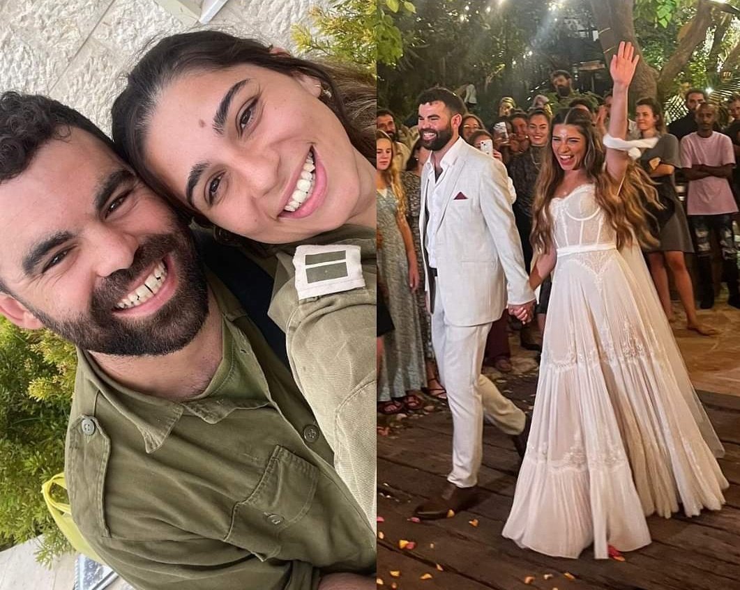 IsraelPersian's tweet photo. تبریک به شیراز و ناوه❤️

این زوج زیبا برای چند روز از جبهه جنگ در لبنان مرخصی گرفتند تا جشن ازدواج خود را برگزار کنند. https://t.co/Q2ljhzmjtY