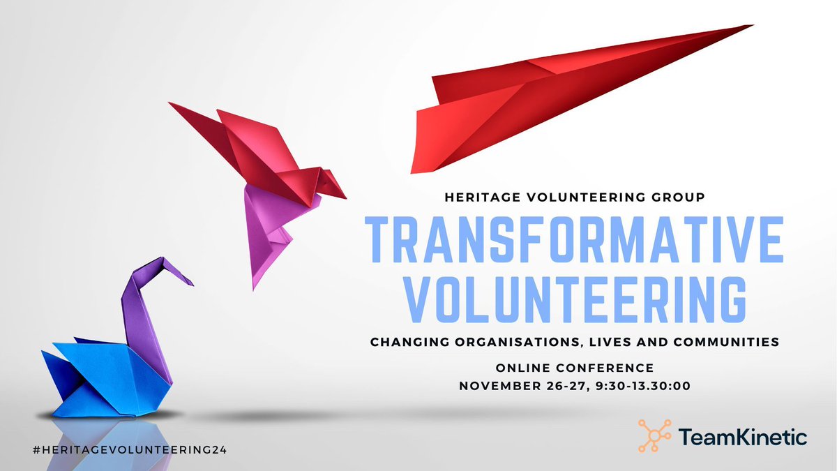 ✨Join over 150 peers at Heritage Volunteering '24! This is a unique opportunity to mingle with volunteer coordinators from different fields. Secure your spot for only £25 and contribute! Hurry, early bird tickets are going quickly. Register now! buff.ly/3zMXaJ7