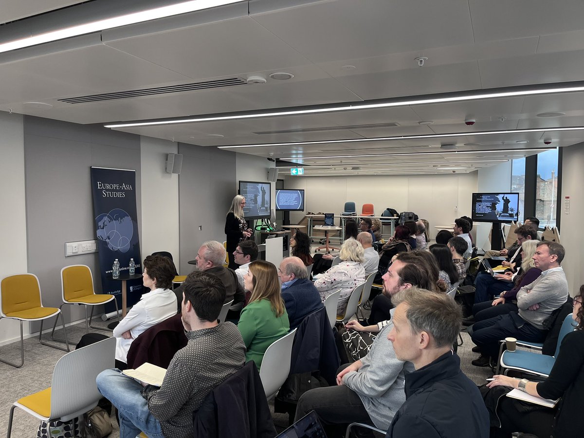CEES Glasgow University (@cees_glasgowuni) on Twitter photo Marking 75th anniversary since establishment of our resident journal, <a href="/EurAsiaStudies/">Europe-Asia Studies</a>. Full house with colleagues old and new celebrating our ongoing contribution to Area Studies. <a href="/UofGSocSci/">UofG Social Sciences</a> <a href="/tandfhss/">T&F Social Sciences and Humanities</a> Marking 75th anniversary since establishment of our resident journal, <a href="/EurAsiaStudies/">Europe-Asia Studies</a>. Full house with colleagues old and new celebrating our ongoing contribution to Area Studies. <a href="/UofGSocSci/">UofG Social Sciences</a> <a href="/tandfhss/">T&F Social Sciences and Humanities</a>