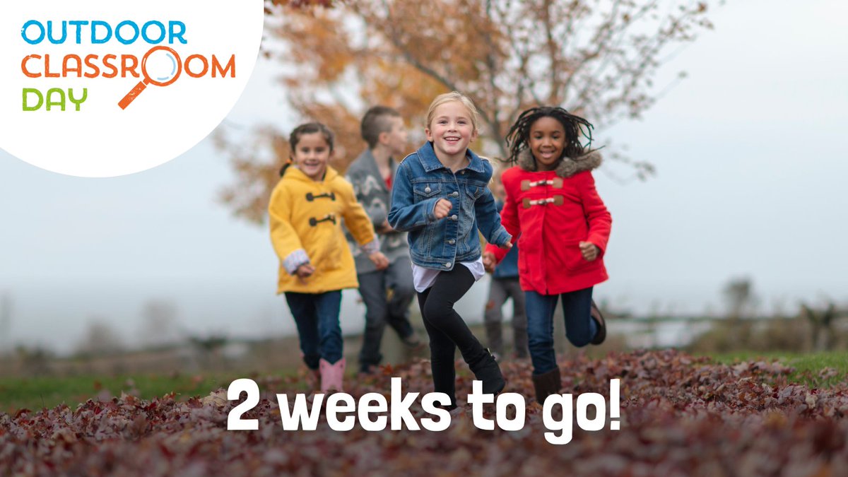 Only two weeks to go! ⏰ On November 7, get involved with #OutdoorClassroomDay and join thousands of schools around the world in celebrating outdoor learning and play. Stay tuned over the next fortnight for resources to support you on the day!

Sign up 👉 outdoorclassroomday.com