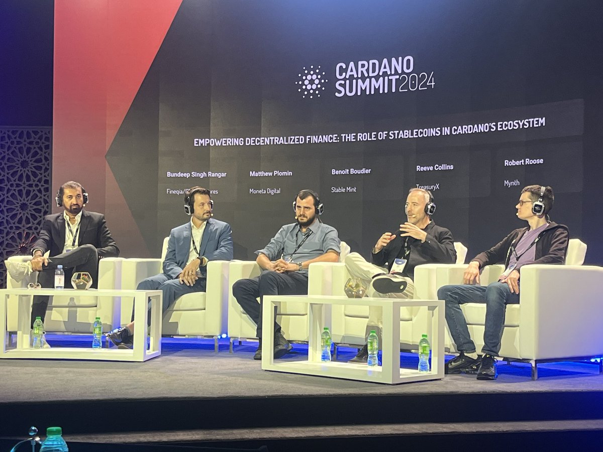 Excited to chat about the role of #Stablecoins at #CardanoSummit2024!