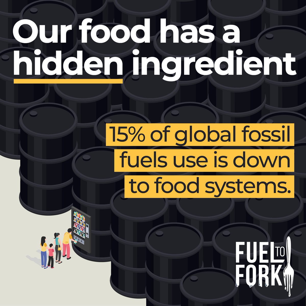 Think you know what’s on your plate? 🍽️
Think again. ❌

Our food has a hidden ingredient: fossil fuels. And it’s having some serious climate consequences. 🛢️

Dig in with #FuelToFork, our brand new podcast. Ep 1 and 2 out today! 🎙️

fueltofork.com