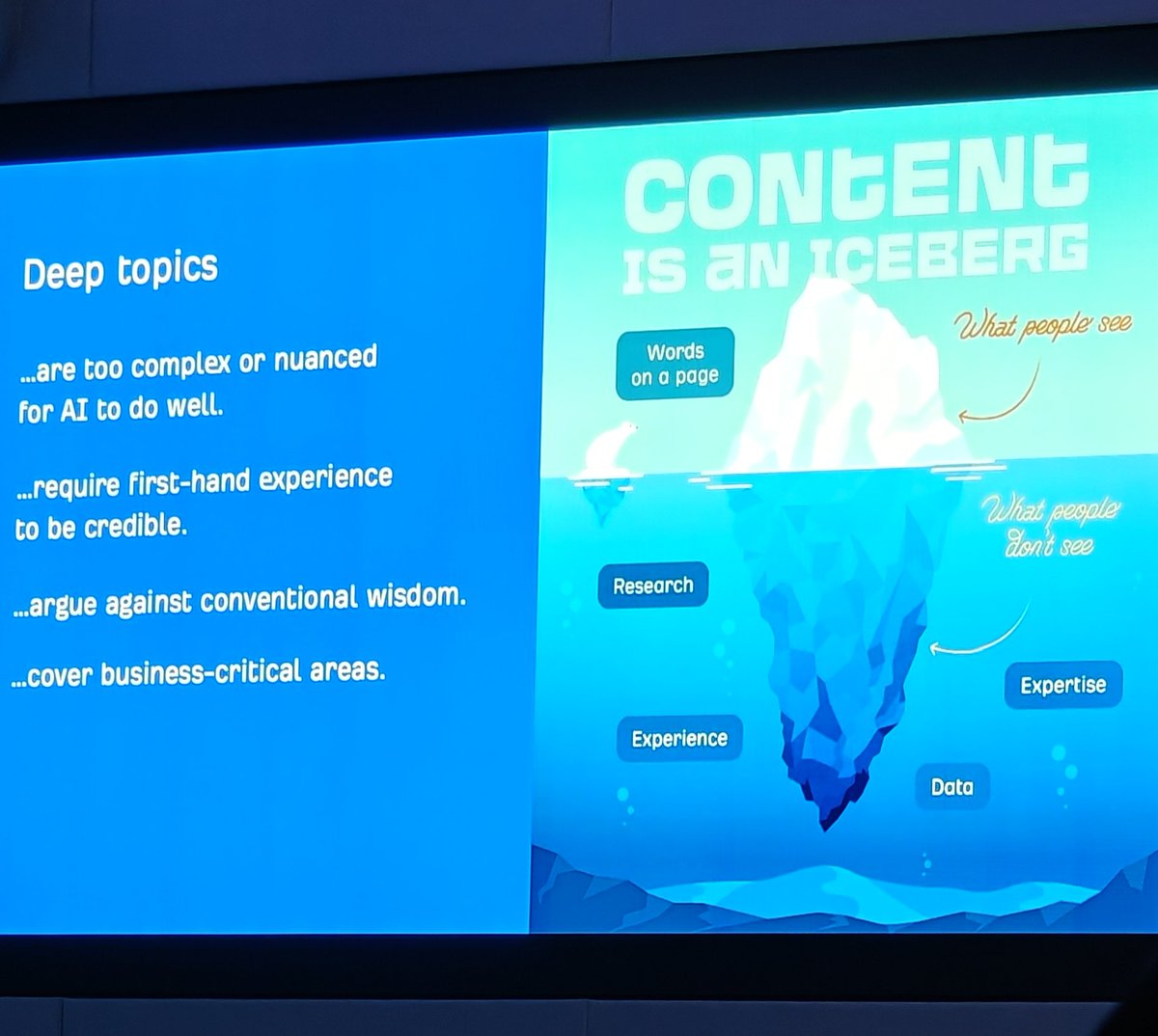 "Well Researched" Content is King! Do not overlook it !! #AhrefsEvolve