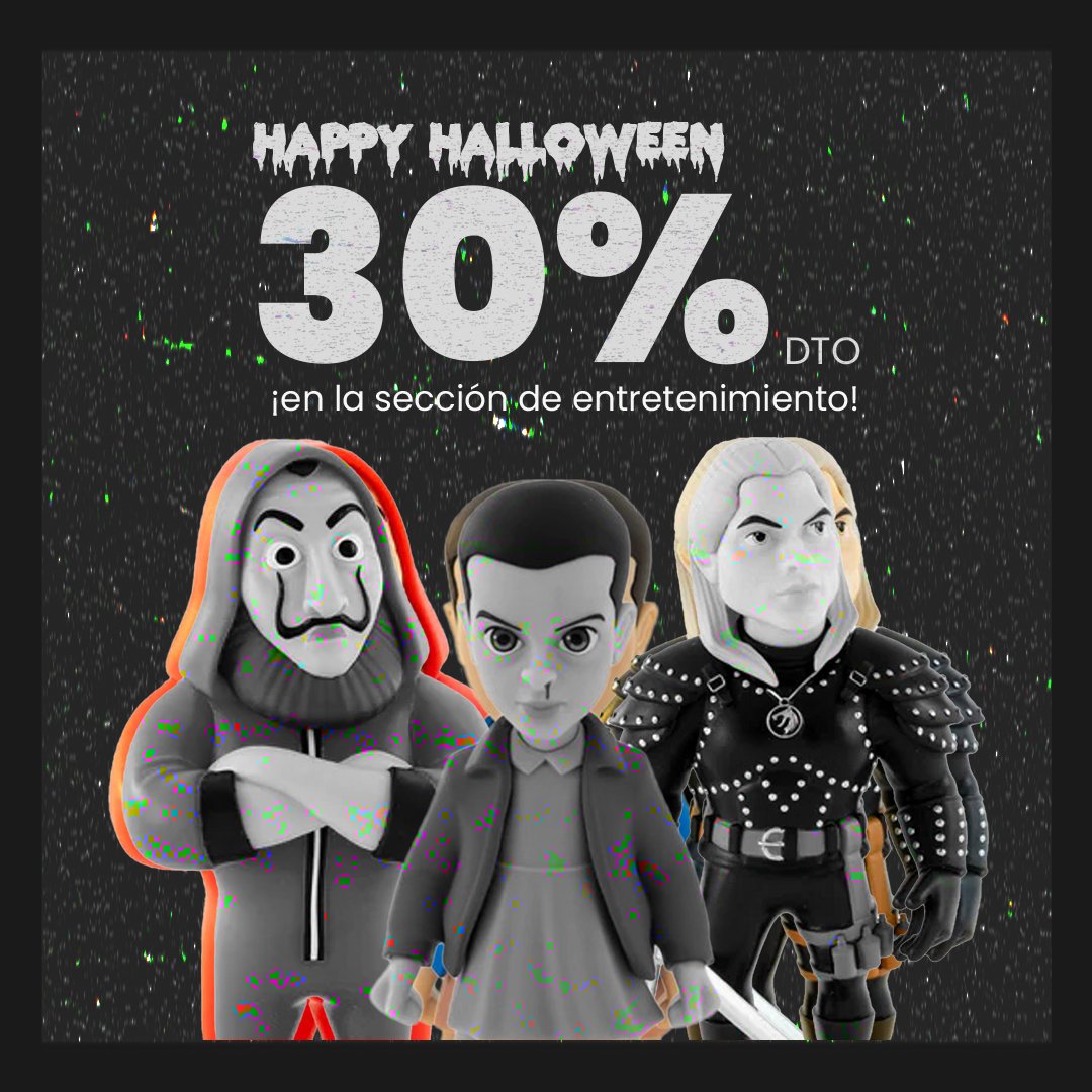 🎃👻 ¡Este Halloween, los sustos no serán por el precio! 🎃👻 Aprovecha el 30% de descuento en la sección de entretenimiento y consigue las figuras de tus series favoritas. ¡Corre, antes de que desaparezcan!
banbotoys.com/entretenimient…
#HalloweenBanboToys