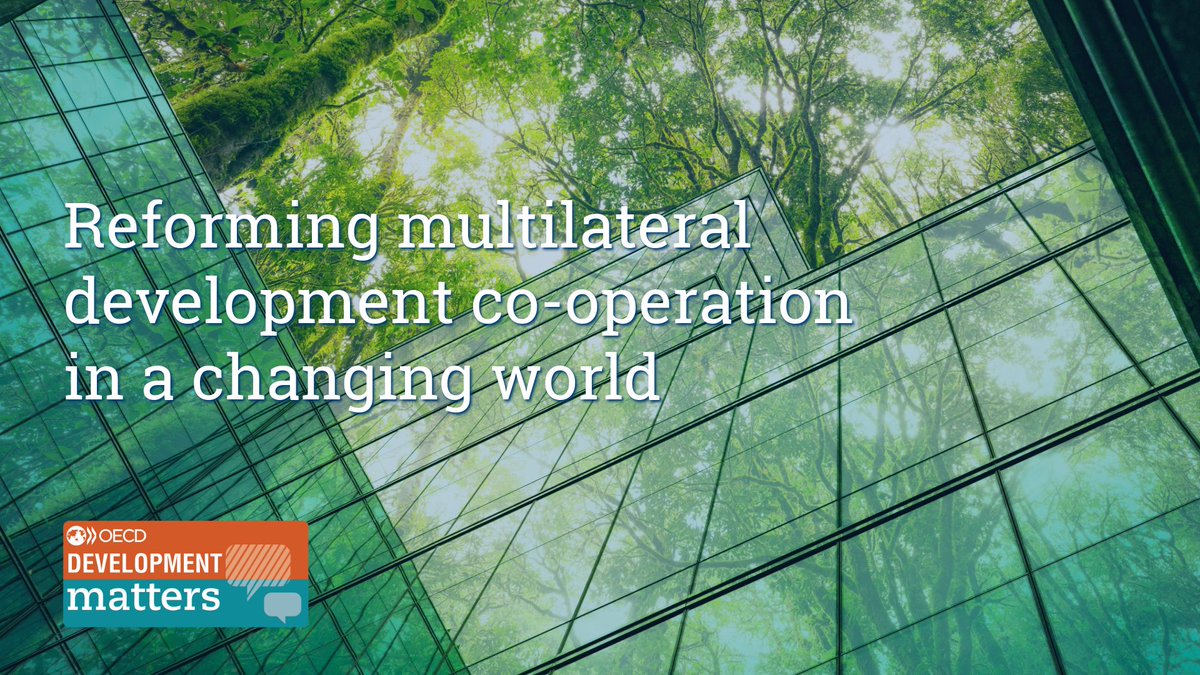 How can we build a more effective multilateral development system? 

Catch up on the key takeaways from the OECD Multilateral Development Finance Week! Read the highlights in a 🆕#DevMatters blog post ➡️ brnw.ch/21wO3Ee