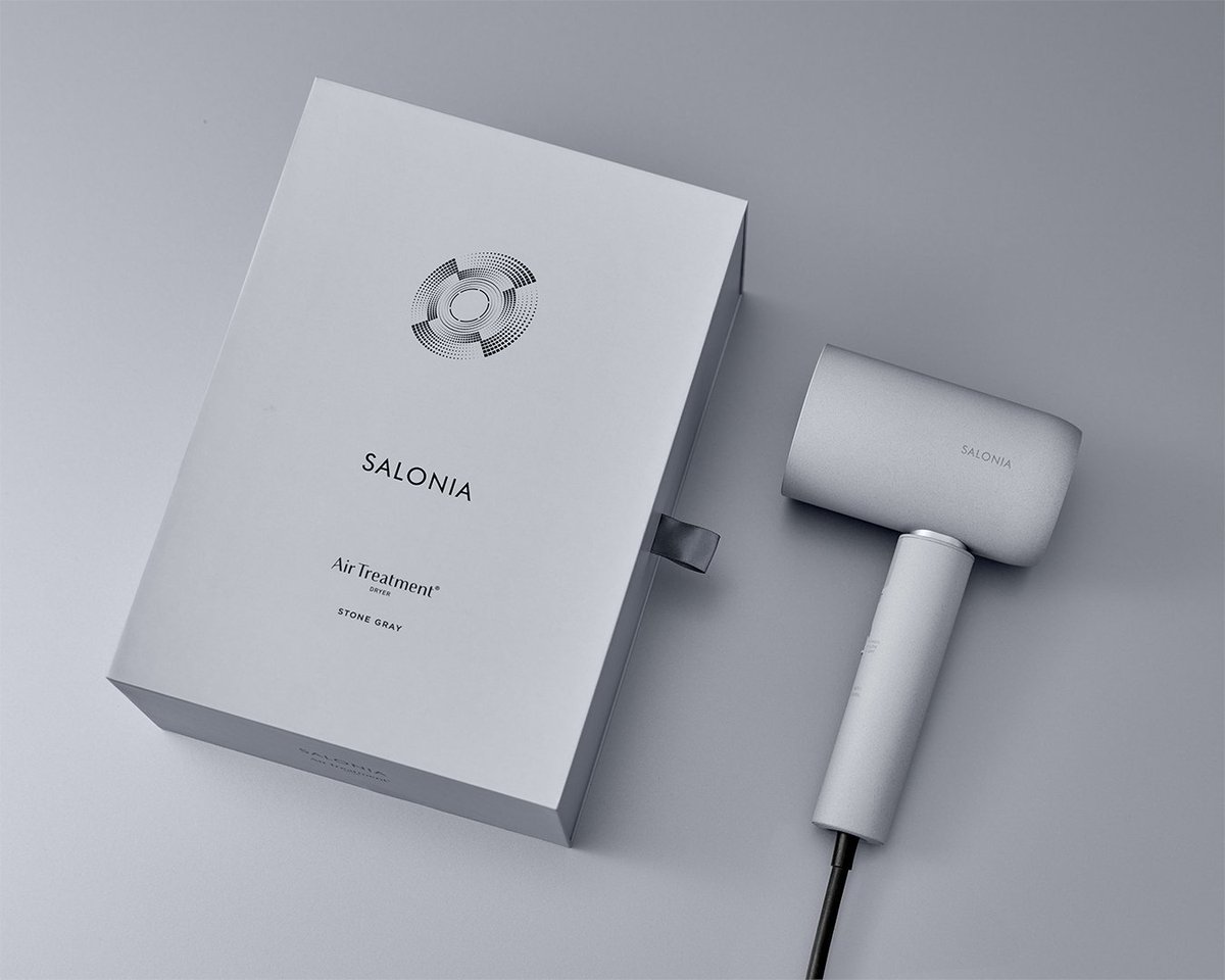 SALONIA エアトリートメントドライヤー グラファイトブラック