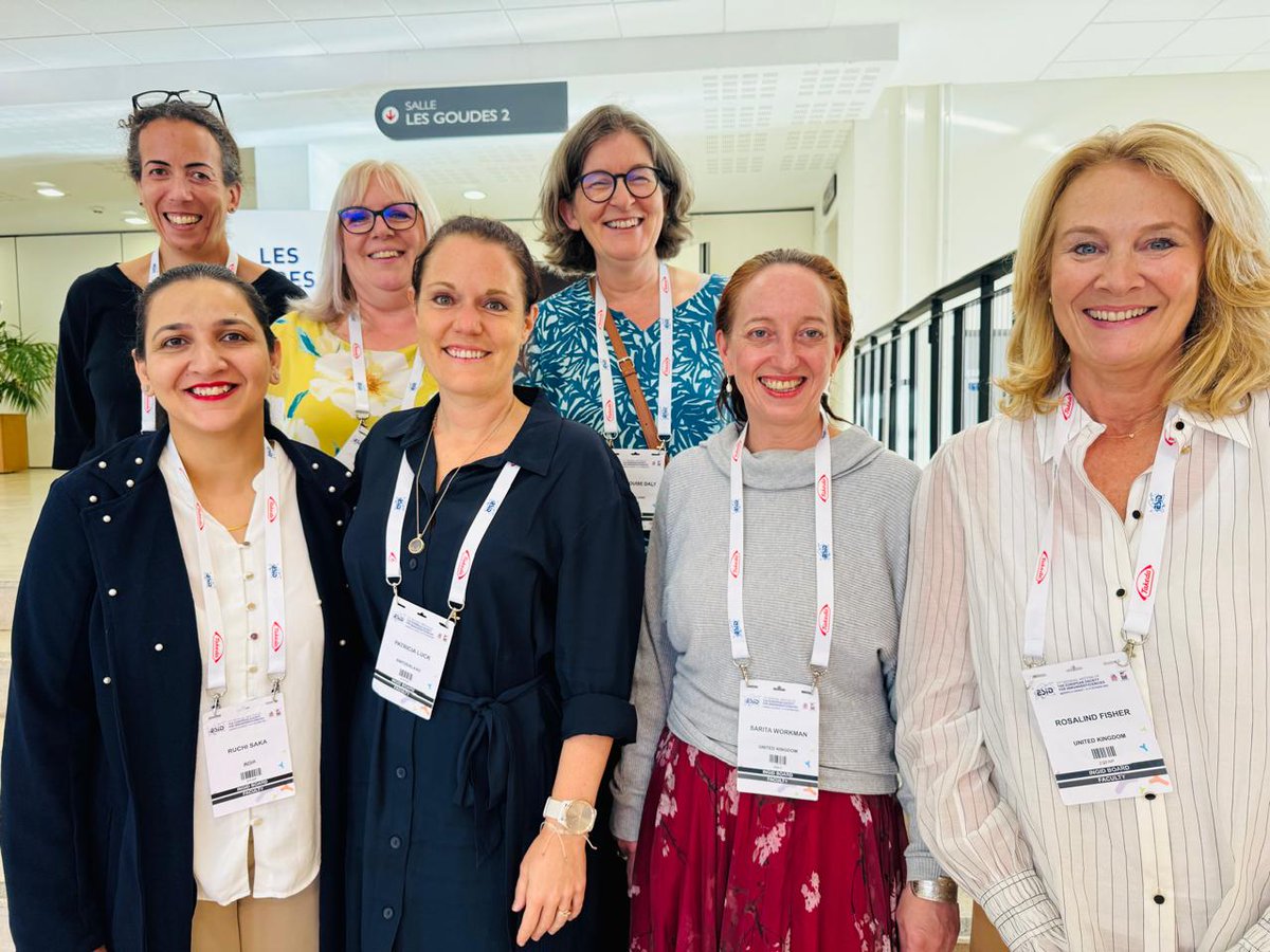 INGID has announced its new Board by INGID elections and the results were announced during the annual General meeting  held on 18 October at ESID 2024 in Marseille.
Congratulations to Mary Louise, Sarita Workmann, Patricia Luck, Ruchi Saka and Emily Carne for their 2024-28 term