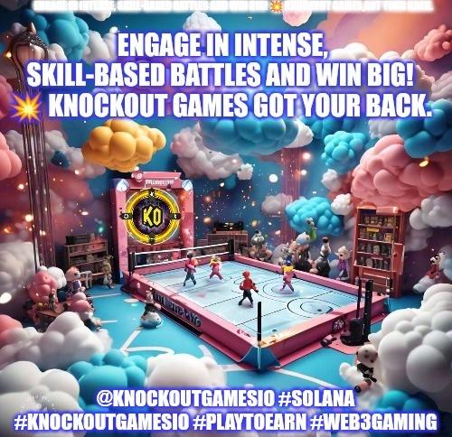 Ambition_001's tweet image. Step into the future of gaming with @Knockoutgamesio on #Solana! Experience skill-based battles and win big in the world of #CryptoGaming. Ready for #AlphaTesting? 💥 #GameFi&quot;
@Knockoutgamesio #Solana #Knockoutgamesio #PlaytoEarn #Web3gaming