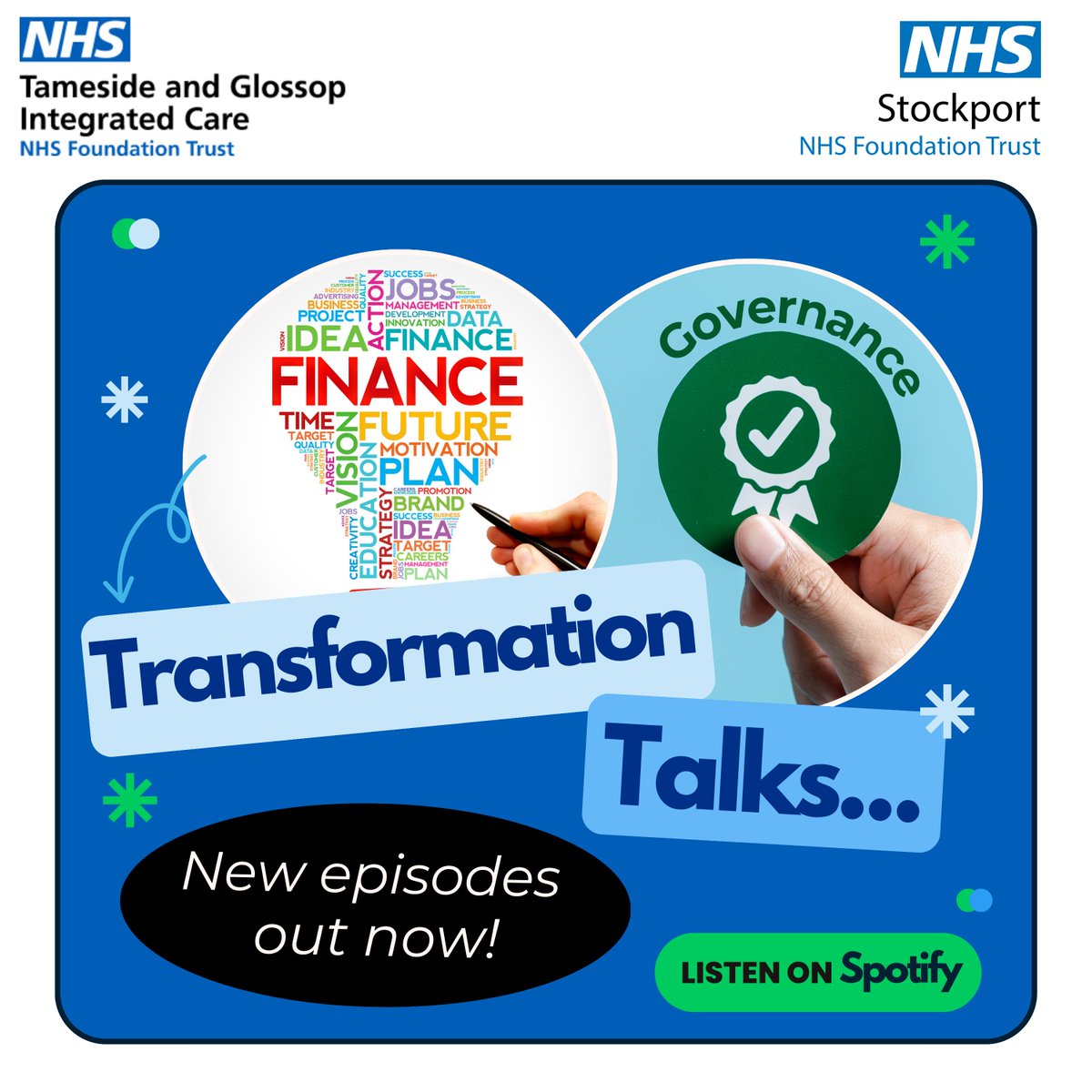 📢Catch up on our new episodes of Transformation Talks... Listen on Spotify by clicking the links🎧
Governance📑-open.spotify.com/episode/21d1Xt…
Finance 💰- open.spotify.com/episode/42mHPx…