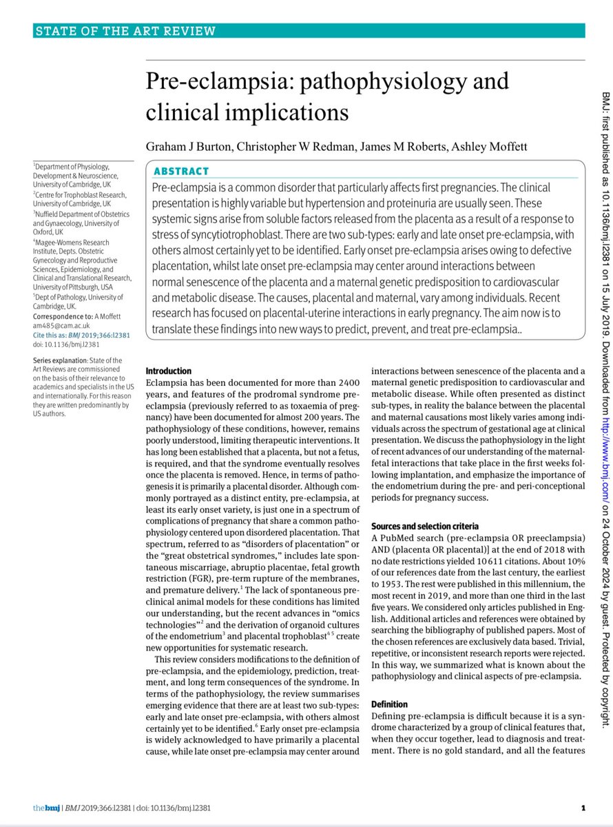 مساء الخير دايتشنز 💕🌤️! 
للمهتمين بصحة الأم والطفل 🤰🏻
شيكوا هالريڤيو المفصلة من <a href="/bmj_latest/">The BMJ</a> عن تسمم الحمل - تتكلم عن الأسباب، والتنبؤ، والعلاج، وآثاره على المدى الطويل 
Highly recommended! 💡

bmj.com/content/bmj/36…

<a href="/DietArab/">تجمع أخصائيي التغذية</a> <a href="/DietitiansGulf/">Dietitians Gulf</a>