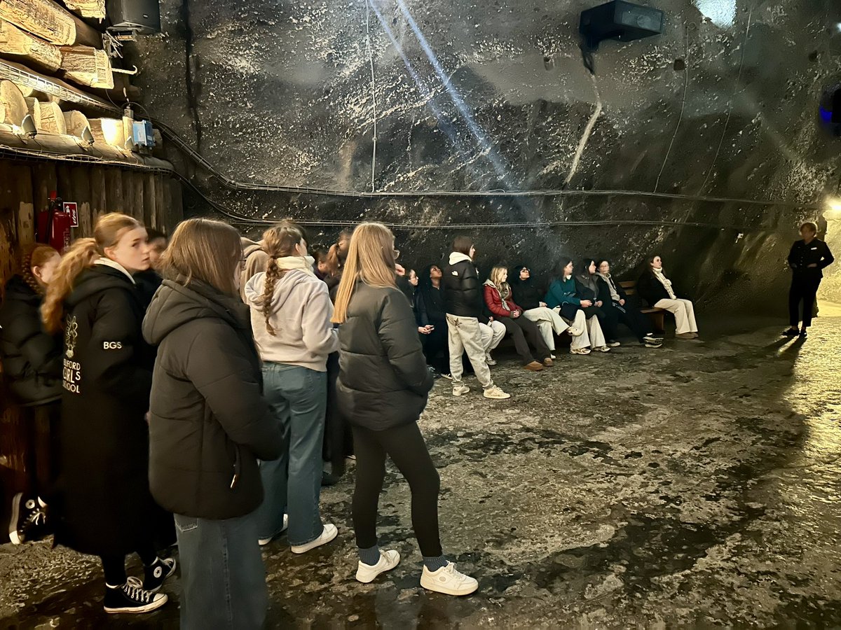 BGS_HistoryPol's tweet photo. The final day starts off with a visit to the salt mine 🇵🇱 #BGSYear10 #BGSYear11 #BGSYear12 #BGSYear13 #BGSHistory https://t.co/zAJKmcALCc