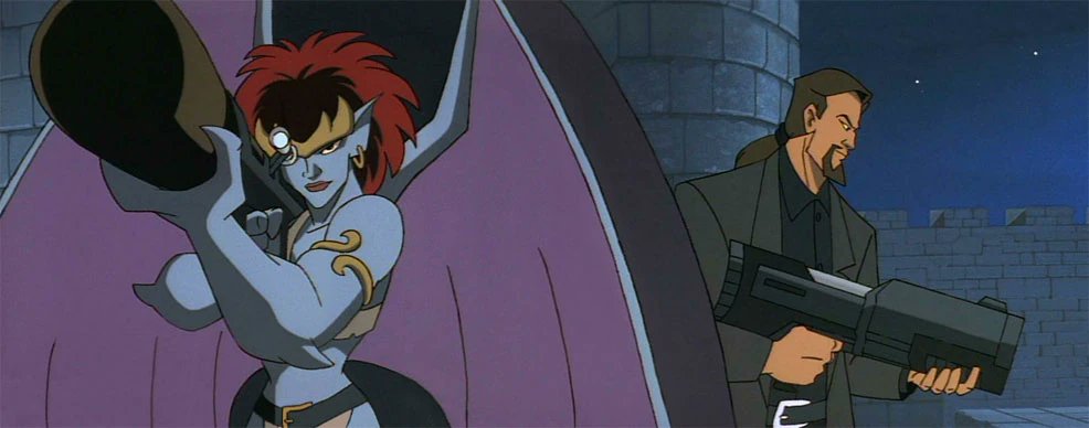 DisneyReact's tweet photo. 🎂 Un día como hoy hace 30 años se estrenaba el primer episodio de 'Gargoyles, héroes mitológicos', empezando así la que sería una de las mejores series de animación creadas por Disney 🦇 🌃 https://t.co/Nv9e6Qbh4w