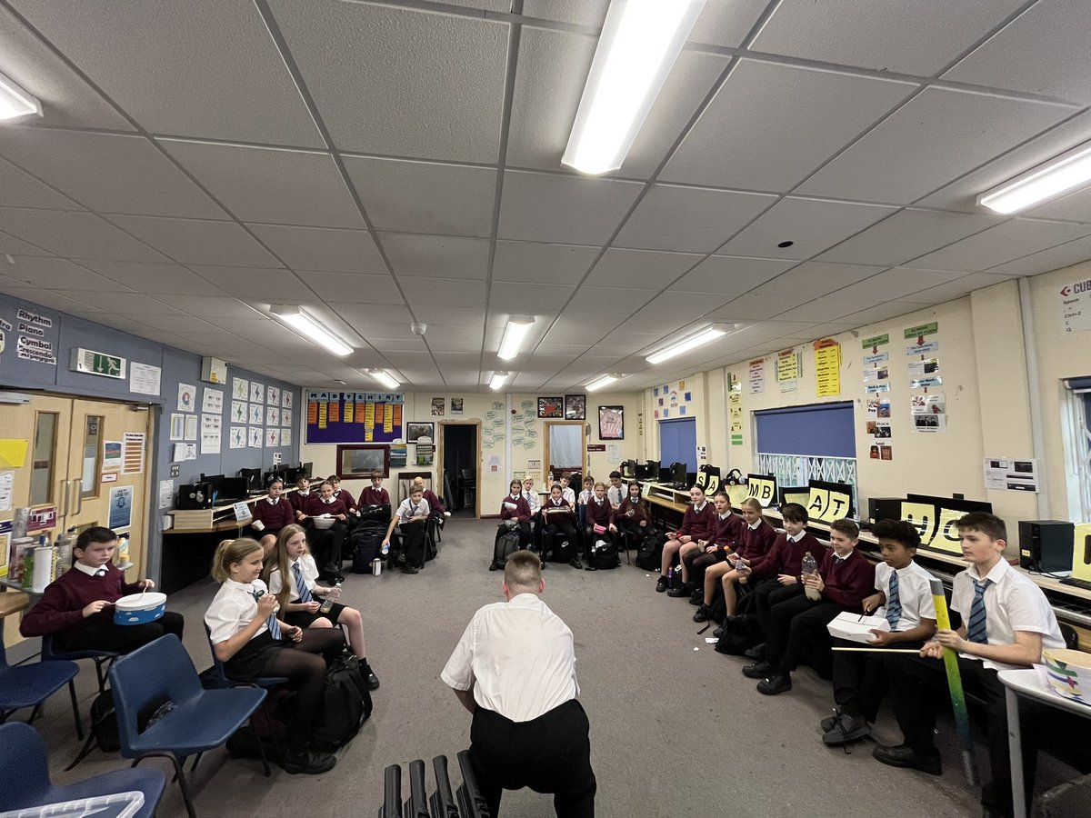 Here is 7NW. Awesome conducting from the students this morning!