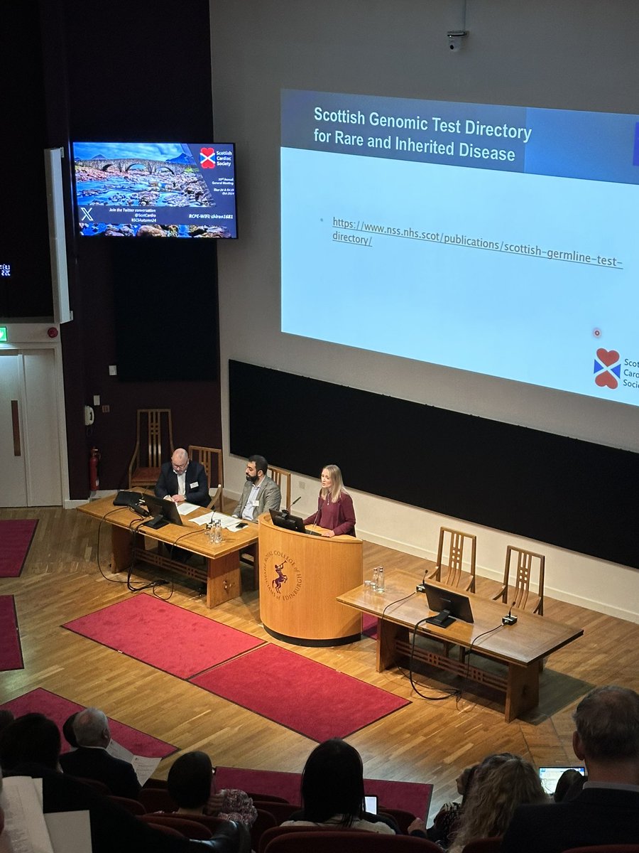ScotCardioSoc (@scotcardio) on Twitter photo <a href="/ScotCardio/">ScotCardioSoc</a> Genetic Counselling in inherited cardiomyopathies
Presented by Debbie Mackin #SCSAutumn24 <a href="/ScotCardio/">ScotCardioSoc</a> Genetic Counselling in inherited cardiomyopathies
Presented by Debbie Mackin #SCSAutumn24