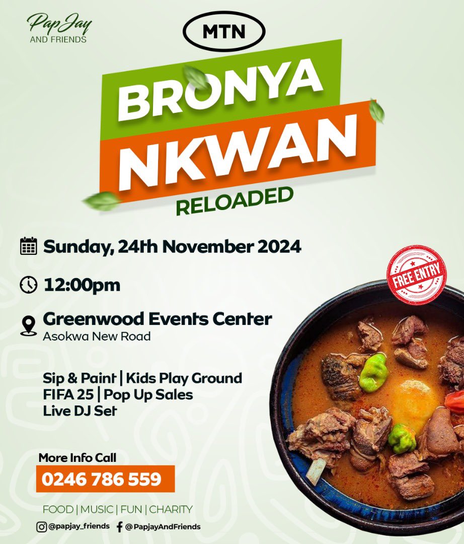 📍MTN Bronya Nkwan Reloaded! 

Please share…Legoooo!