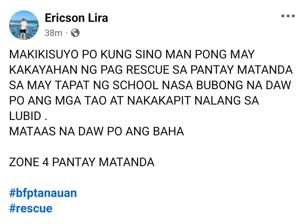 SBroom19's tweet image. Anyone po na malapit or taga Tanauan?? Baka may makaka rescue po.

#BatangasNeedsHelp