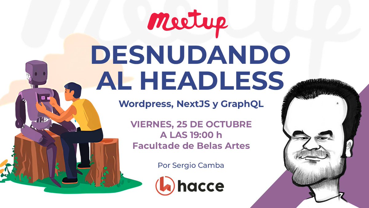 Este viernes, nuestro compañero Sergio Camba🔝 dará una charla en el 🌟Meetup de WordPress en Pontevedra,  donde explorará el fascinante mundo del Headless CMS y la poderosa combinación de WordPress, NextJS y GraphQL. ¡No te lo pierdas!

#orgullowebr #hacce #wordpress #NextJS