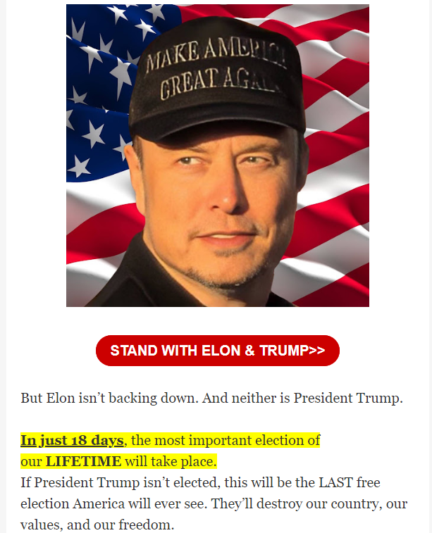 RepublicanMail's tweet image. Links to: secure.winred.com/the-2024-victo…