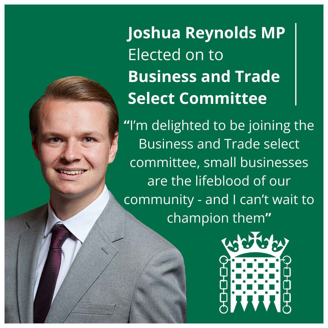 This week I had the honour of being elected as a member of the Select Committee for Business and Trade.