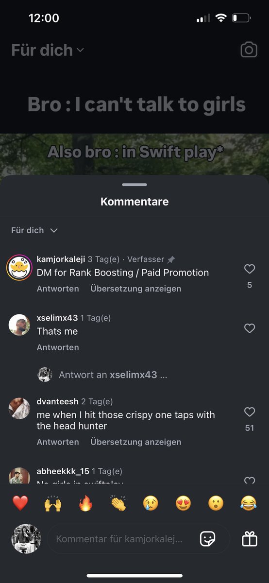 Warum würde man sowas kommentieren 😭 @Akamecr54