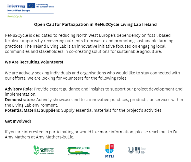 ReNu2Cycle Living Lab Ireland (@renu2cycle) on Twitter photo 