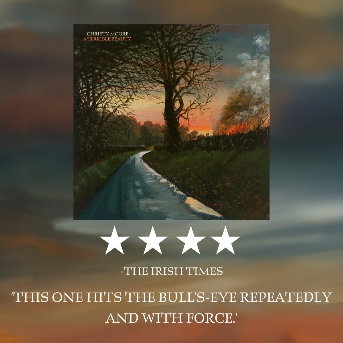 CladdaghRecords's tweet image. First review for ‘A Terrible Beauty’ is in! ⭐️⭐️⭐️⭐️ - @IrishTimes
"This one hits the bull’s-eye repeatedly and with force."
irishtimes.com/culture/music/…