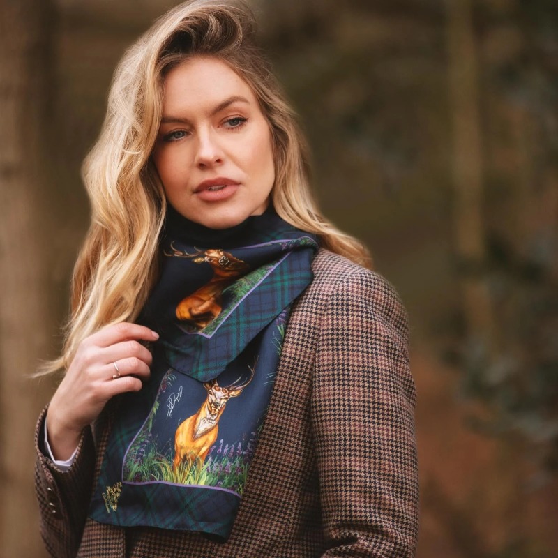 ClareHaggas's tweet photo. Introducing the new AW24 release, Caledonia silk gifts and accessories