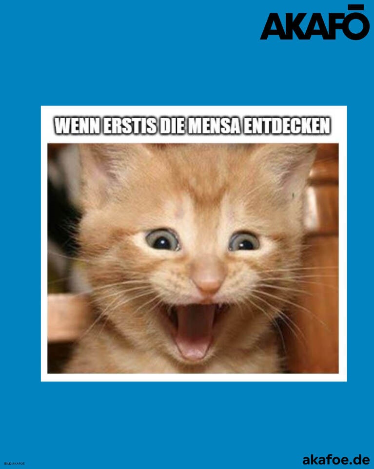 AKAFÖ (@akafoe) on Twitter photo Unsere Mensa ist allseits dafür bekannt viele verschiedene Aktionswochen anzubieten. Doch, wie finden unsere Erstis unsere Mensa bisher? 🙌 Unsere Mensa ist allseits dafür bekannt viele verschiedene Aktionswochen anzubieten. Doch, wie finden unsere Erstis unsere Mensa bisher? 🙌