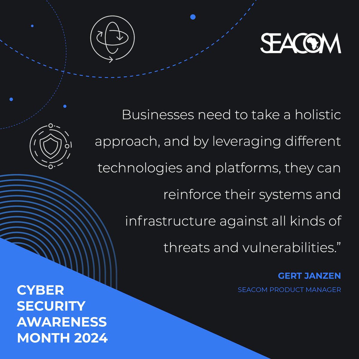 Businesses should know about security and what the best practices are when it comes to securing their infrastructure and platforms.

Gert Janzen, one of our trusted product managers, believes businesses must diversify their security apparatus and leverage a wide range of products